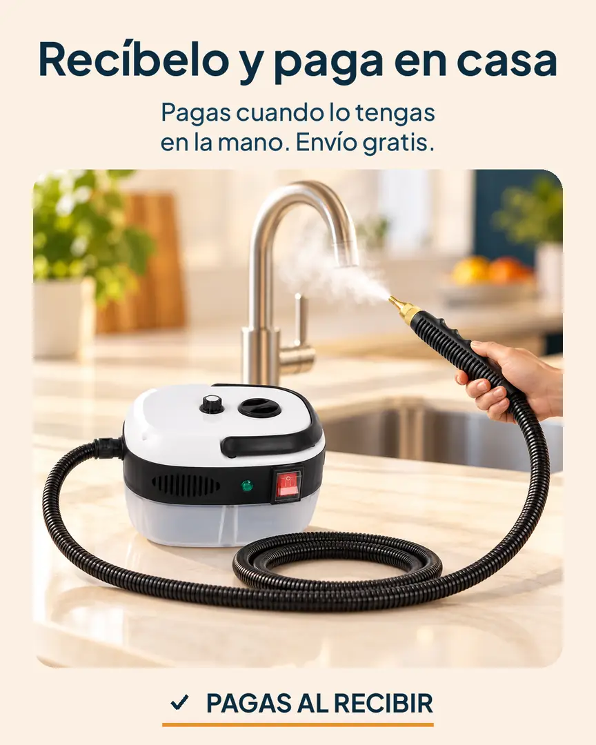 Vaporizador portátil de alta presión: Boquilla dorada con vapor suave