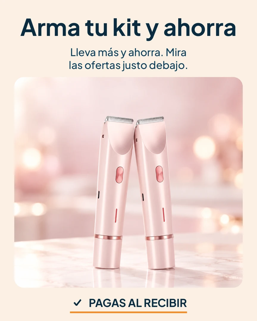 Rasuradora eléctrica de doble punta: Dos rasuradoras para armar tu kit