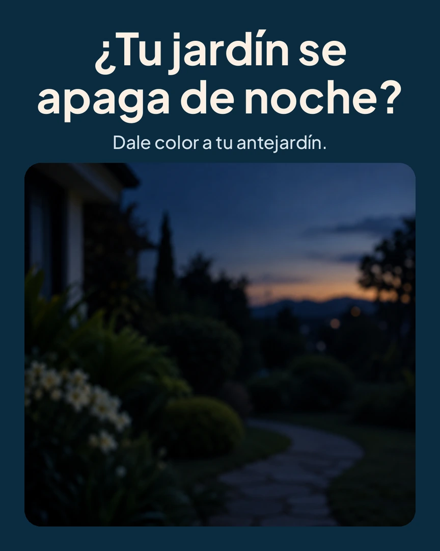 Medusas solares x2 para jardín: Antejardín oscuro y sin luz