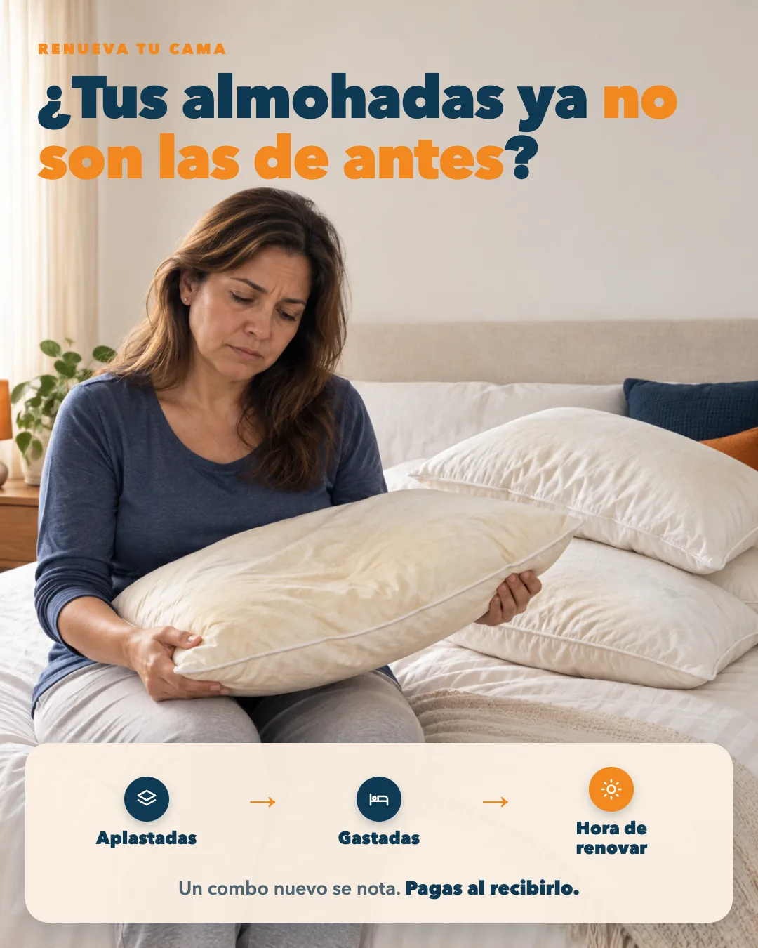 ¿Tus almohadas ya no son las de antes?