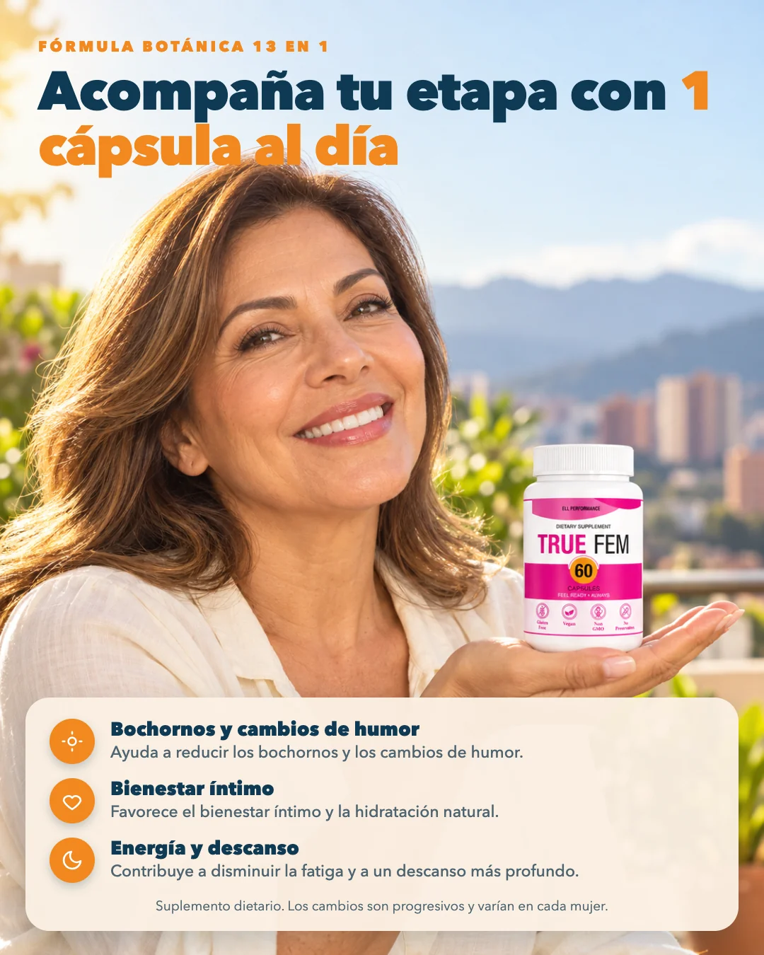 Acompaña tu etapa con 1 cápsula al día