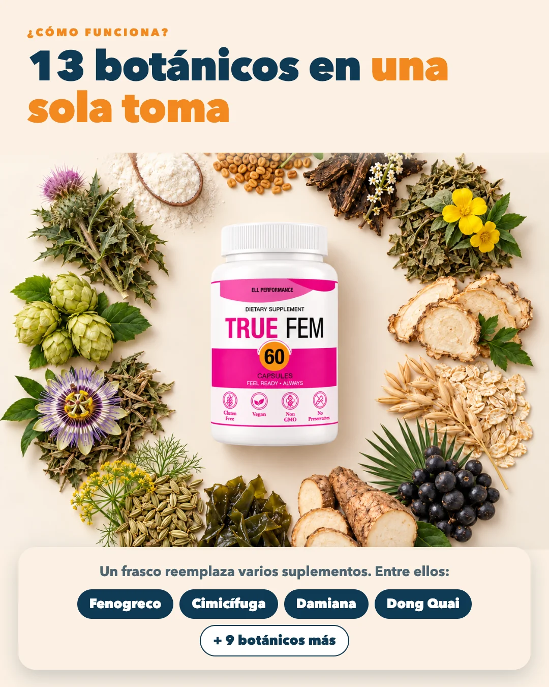13 botánicos en una sola toma